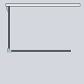 Kabina Radaway Modo New Black IV schemat