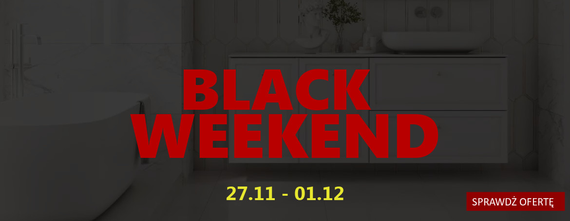 black weekend 2025 szafki łazienkowe 