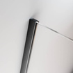 Drzwi prysznicowe 110 Radaway Furo Brushed GunMetal DWJ lewe