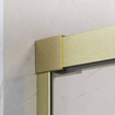 Drzwi prysznicowe złote szczotkowane Idea Brushed Gold DWD 160