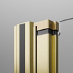 Kabina złota szczotkowana składana 90x80 Radaway Nes Brushed Gold KDD B