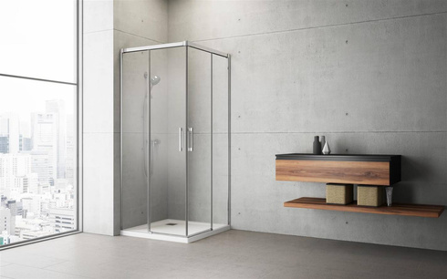 Kabina prysznicowa Radaway Idea KDD 75x75 przesuwna chrom