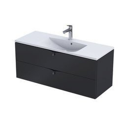 Szafka łazienkowa Oristo Siena OR45-SD2S-120-8 czarny mat
