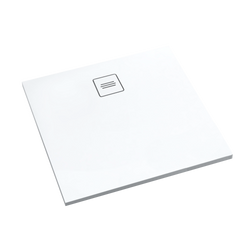Brodzik kompozytowy Stabilsound Plus® Protos Smooth White 90x90x3,5 cm, kwadratowy