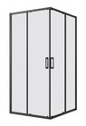 Kabina prysznicowa czarna 80x80 Radaway Premium Pro Black KDD