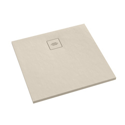 Brodzik kompozytowy Stabilsound Plus® Protos Cashemere Stone 80x80x3,5 cm, kwadratowy