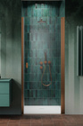 Drzwi miedź szczotkowana Radaway Nes Brushed Copper DWJ I 70 prawe