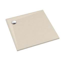 Brodzik kompozytowy Stabilsound Plus® Libra Cashmere Stone 80x80x3 cm, kwadratowy