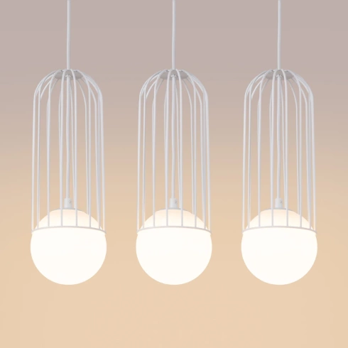 Lampa wisząca BRINA 3L biała