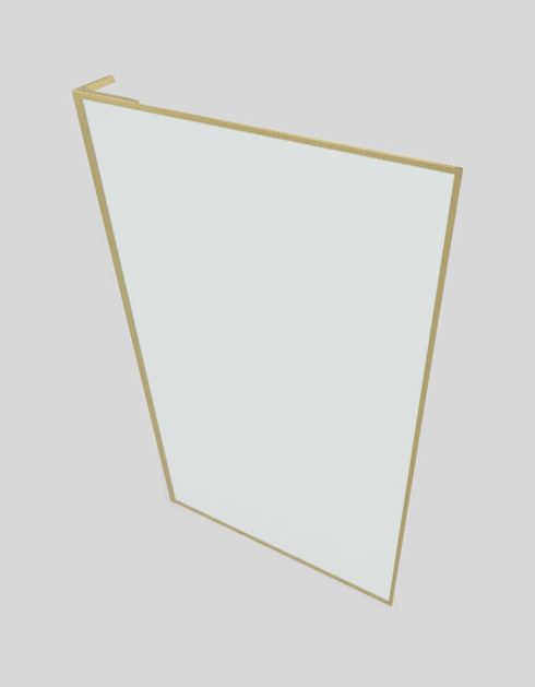 Kabina walk-in 75 Radaway Modo F SL Brushed Gold II z ramą lewa