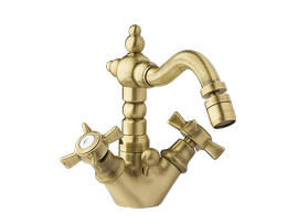 Bateria bidetowa Vedo Victorian 2302V/BR brąz antyczny