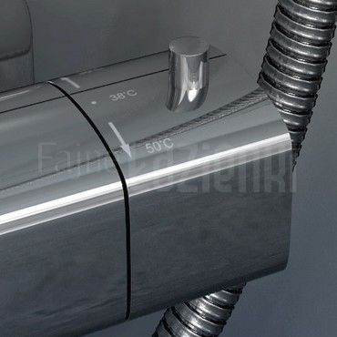 Zestaw wannowy z baterią termostatyczną Kohlman Foxal QW274F