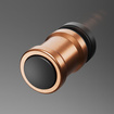 Kabina składana Radaway Nes Brushed Copper KDD B 100x90 miedź