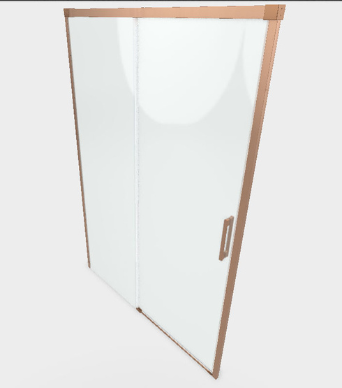 Drzwi miedź szczotkowana Radaway Idea Brushed Copper DWJ 150 lewe