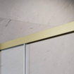Drzwi prysznicowe złote szczotkowane Idea Brushed Gold DWD 160