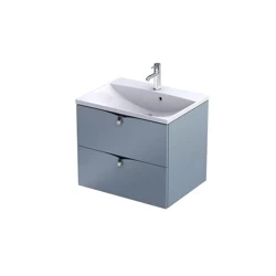 Szafka łazienkowa Oristo Siena OR45-SD2S-60-16 szaroniebieski mat