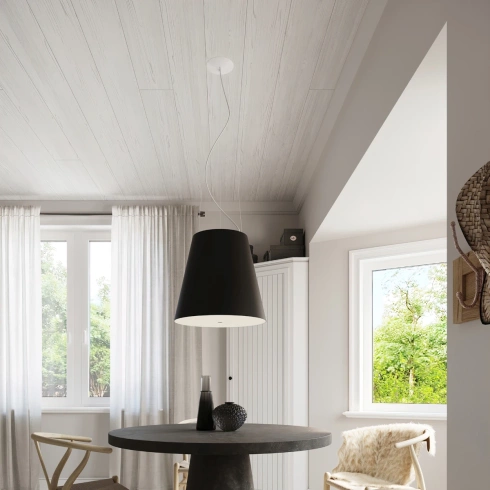 Żyrandol GENEVE 50 czarny