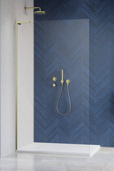 Kabina walk-in 50 Radaway Modo SL Brushed Gold II 10319054-99-01L