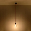 Lampa wisząca EDISON czarna