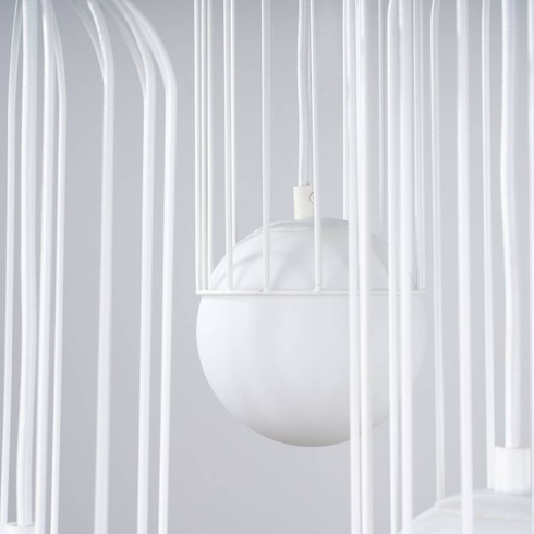 Lampa wisząca BRINA 3P biała