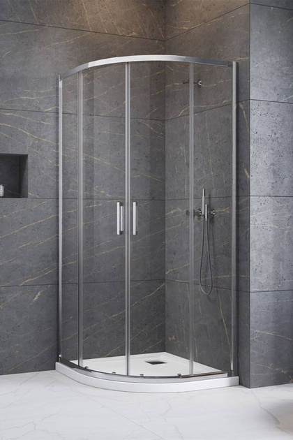 Kabina prysznicowa półokrągła 90x80 Radaway Premium Pro PDD