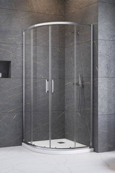 Kabina prysznicowa półokrągła 90x80 Radaway Premium Pro PDD