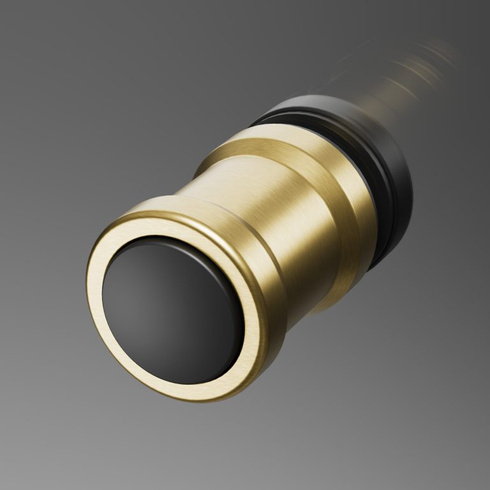 Kabina złota szczotkowana składana 100x80 Radaway Nes Brushed Gold KDD B