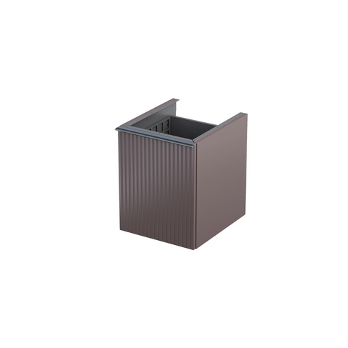 Szafka niska boczna Oristo Etna OR52-SN1S-40-21R mokka mat ryflowany