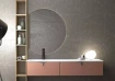 Szafka pod umywalkę blat 60 Oristo Siena OR45-SD1S-60-19 ceglany mat 