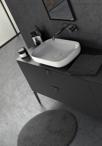 Szafka łazienkowa Oristo Siena OR45-SD2S-120-8 czarny mat