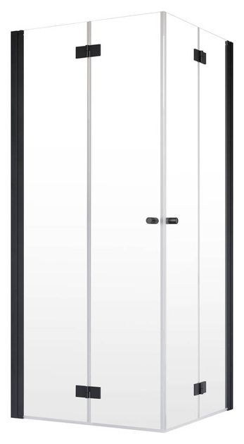 Kabina prysznicowa składana czarna 80x100 Radaway Nes Black KDD B