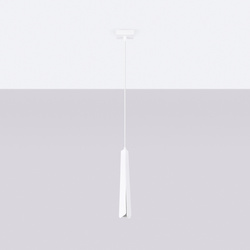Lampa wisząca PRYSM 1 biała