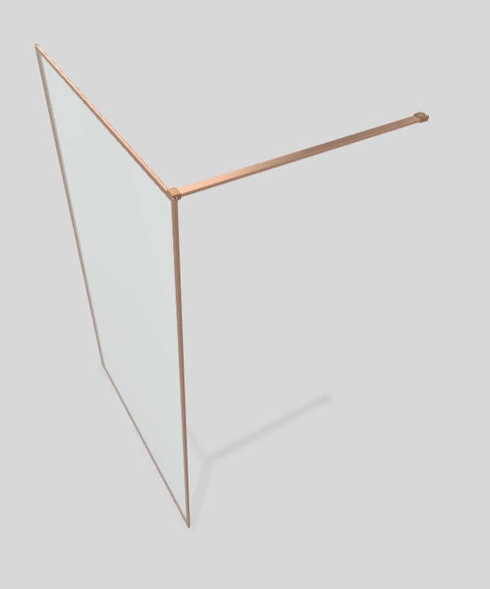 Kabina walk-in miedź 125 Radaway Modo F Brushed Copper II