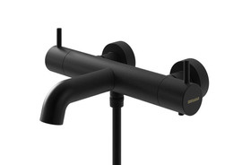 Bateria wannowa termostatyczna Kohlman Axel Black QW710AB