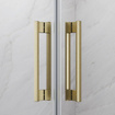 Kabina złoto szczotkowane Radaway Idea Brushed Gold KDD 70x100