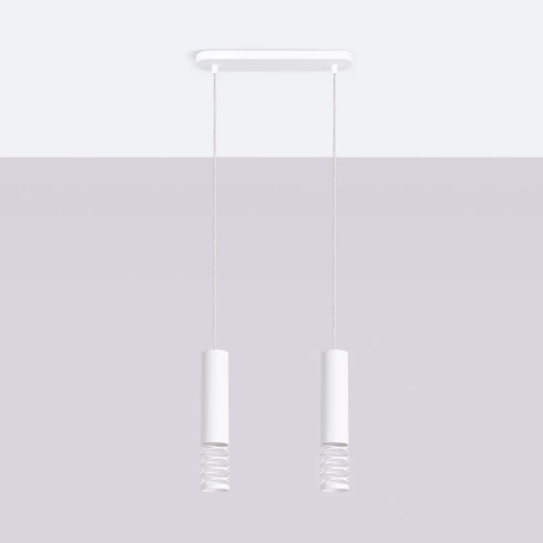 Lampa wisząca LAMI 2 biały