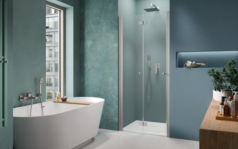 Drzwi składane nikiel Radaway Nes Brushed Nickel DWB 70 Lewe