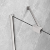 Drzwi prysznicowe nikiel Radaway Essenza Brushed Nickel DWJ 90 lewe