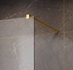 Szyba walk-in 120 złota ścianka Radaway Modo New Gold II 389124-09-01