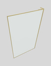 Kabina walk-in 90 Radaway Modo F SL Brushed Gold II z ramą prawa