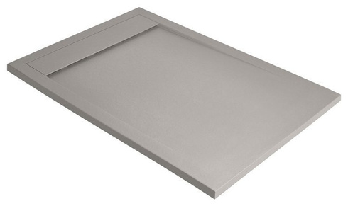 Radaway Teos F Cemento 160x80 Brodzik z konglomeratu HTF16080-74