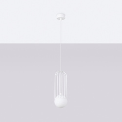 Lampa wisząca BRINA 1 biała