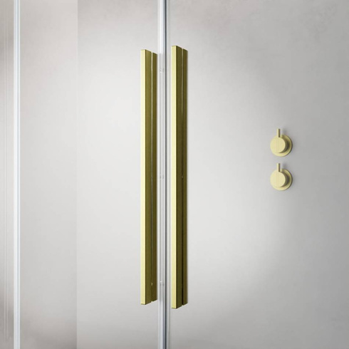 Kabina prysznicowa 90x120 złoto szczotkowane Radaway Furo Brushed Gold KDD