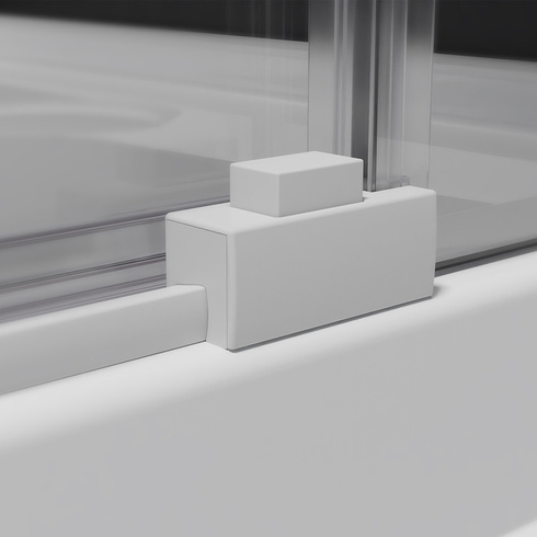 Drzwi prysznicowe 170 Radaway Idea White DWD białe 387127-04-01