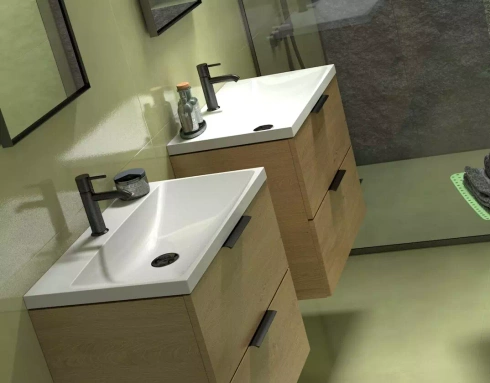 Umywalka dolomitowa Etna UME-C-ET-60-92 biały