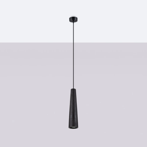 Lampa wisząca ELECTRA czarna beton