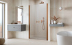 Drzwi miedź szczotkowana Radaway Nes Brushed Copper DWD I 80