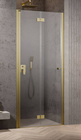 Drzwi złoto szczotkowane 80 Radaway Nes Brushed Gold DWB Lewe