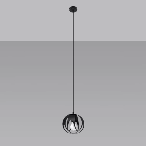 Lampa wisząca TULOS 1 czarna