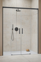 Drzwi prysznicowe szczotkowane Idea Brushed GunMetal DWD 170